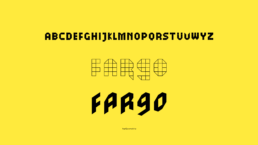 Fargo Village Custom Designed Font